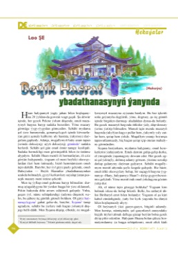 Beýik hasrat ybadathanasynyň ýanynda